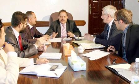 اجتماع الهيئة العليا للرقابة على المناقصات والمزايــدات أمس